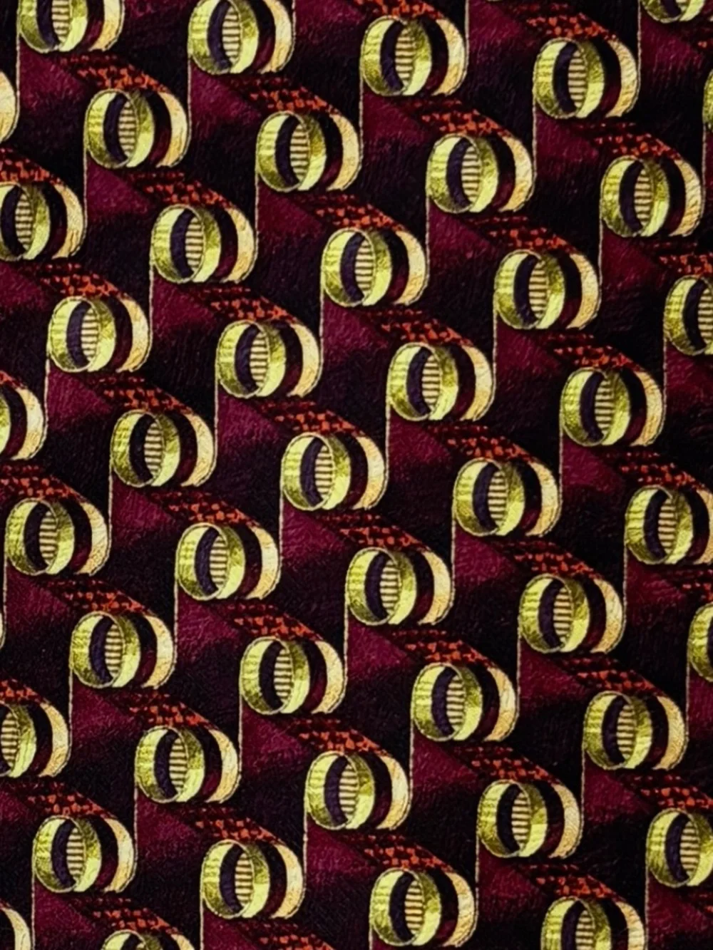 Ermenegildo Zegna maroon gold